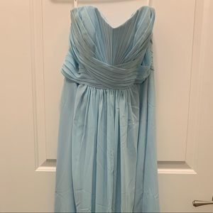 Strapless Chiffon Dress